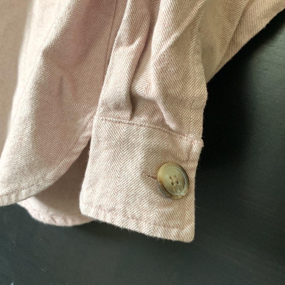 Sanctuary Pink Herringbone Shacket - Picture 9 of 15